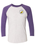 Next Level Three-Quarter Raglan Tee - Left Chest Logo