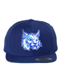Premium Flat Brim Snapback - Royal Blue