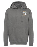 Independent Trading Co. Heavyweight Hoodie - Grey - Left Chest Logo