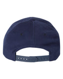 Premium Curved Navy Snapback