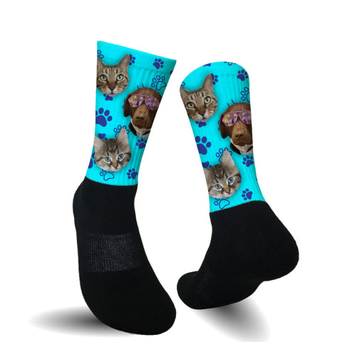 Athletic Socks - One Color - Three Images